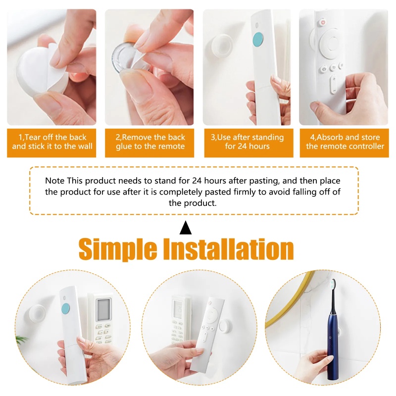 Portable Self Adhesive Remote Control Magnet Hook/Rak Penyimpanan Socket Hemat Ruang Yang Dipasang Di Dinding/Router Serbaguna Kait Tambahan Tetap