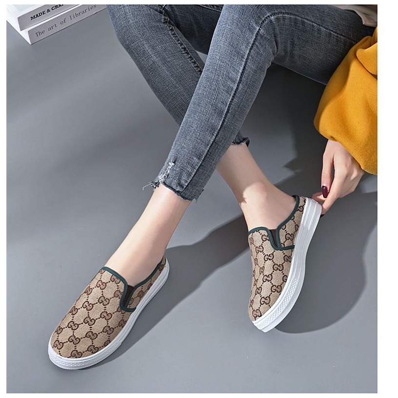 𝐄𝐁𝐒 ✅ COD SA033 Sandal Wanita Setengah Tanpa Tali Kasual Model Korean Casual Sport Olahraga Import COD