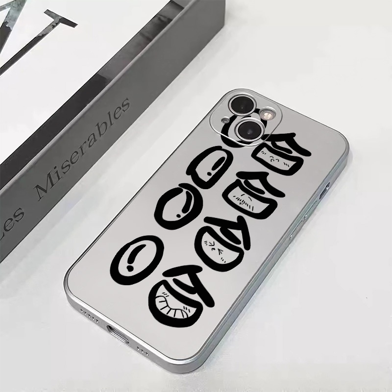 IPHONE Lucu Kupon Soft Electroplate Case Kompatibel Untuk Iphone14 13 12 11 Pro XS Max XR X8+76S Plus Casing Mini TPU Silikon Shockproof Phone Cover