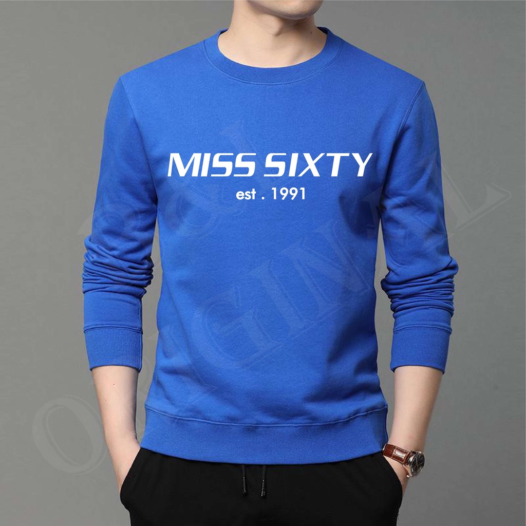 Bayar Di Tempat/ BS//COD//BAJU KAOS SIXTY //T-SHIRT TANGAN PANJANG//FASHION PRIA DAN WANITA//GOOD QUALITY