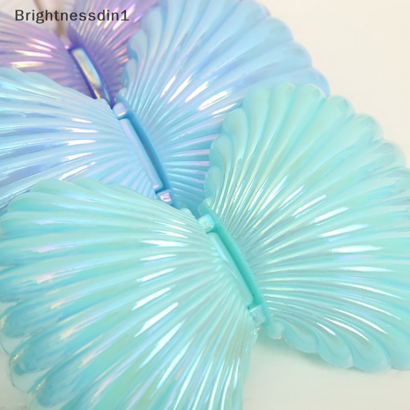 [Brightnessdin1] 1pc Colorful Cute Shell Kotak Permen Plastik MakeUp Kotak Penyimpanan Perhiasan Gift Box Butik