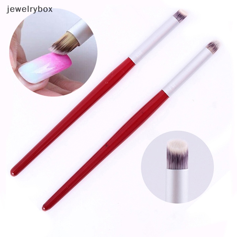 [jewelrybox] 1pc Kuas Nail Art Ombre Gradasi Pewarna Gambar Pager Pen Mekar Manicure Boutique