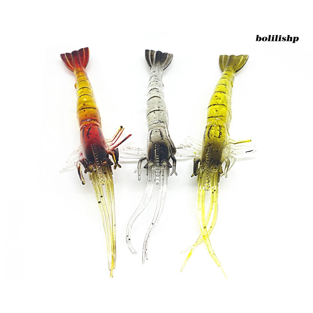 Bo-5pcs 10.5cm/4g Umpan Pancing Simulasi Cepat Kumpulkan Ikan Menggoda Angling Laut Memancing Air Tawar Udang Umpan Memancing Luar Ruangan