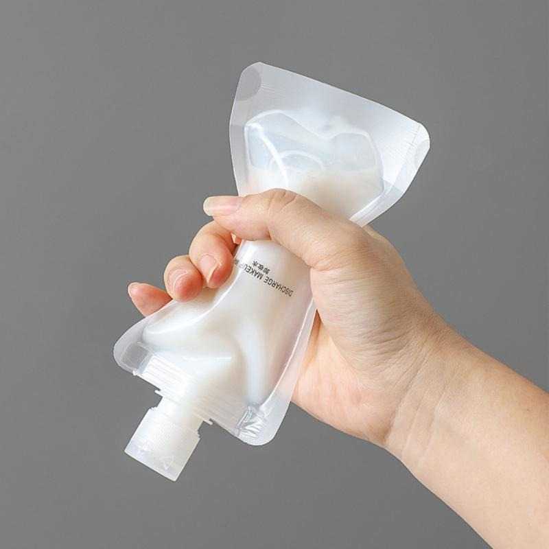 Kantong Tempat Sabun Cair Shampoo Travel Reusable Pouch 50ml - Z21