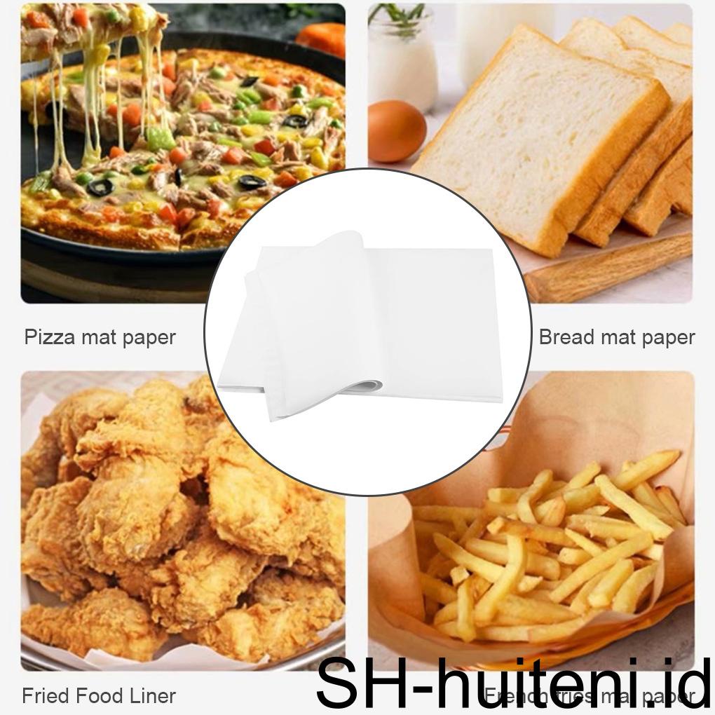 30pcs Baking Paper Anti Lengket Steaming Liner Sheet Tahan Air Tahan Panas