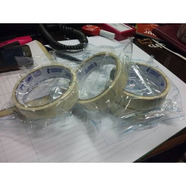

ARS04 MASKING TAPE GOLD TAPE UKURAN 1" / LAKBAN KERTAS GOLDTAPE 1 INCHI
