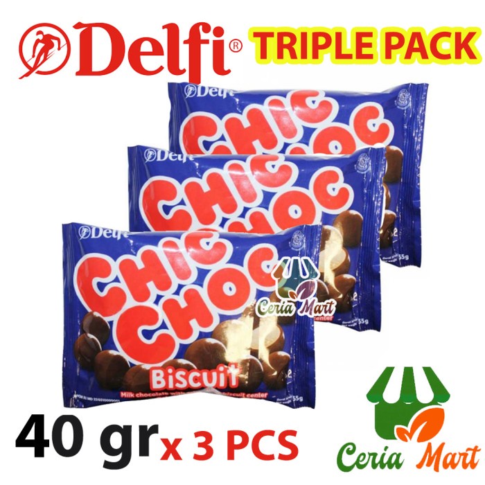 

Coklat Delfi Chic Choc Chocolate Ball Triple Pack Murah Hemat Promo