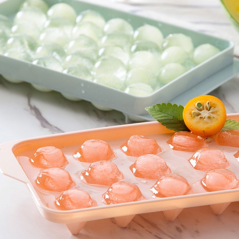 14 /18/33Grids Reusable Ice Cube Frozen Tray Dengan Tutup/Cetakan Es DIY Mudah Dilepas Untuk Whiskey Cocktail Beer