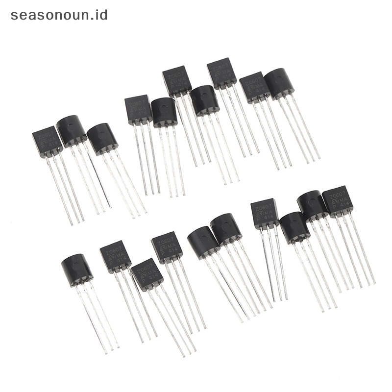 Seasonoun 20pcs Z0607 Z0607MA TO-92 Triac 0.8A 600V Triacs Thyristor 0.8 Amp 600volt.