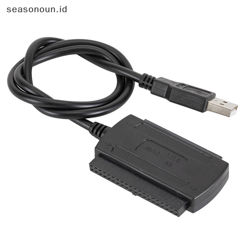 Seasonoun Kabel Converter Adapter USB 2.0 Ke IDE Untuk Hardisk 2.5 3.5 Inch HD.