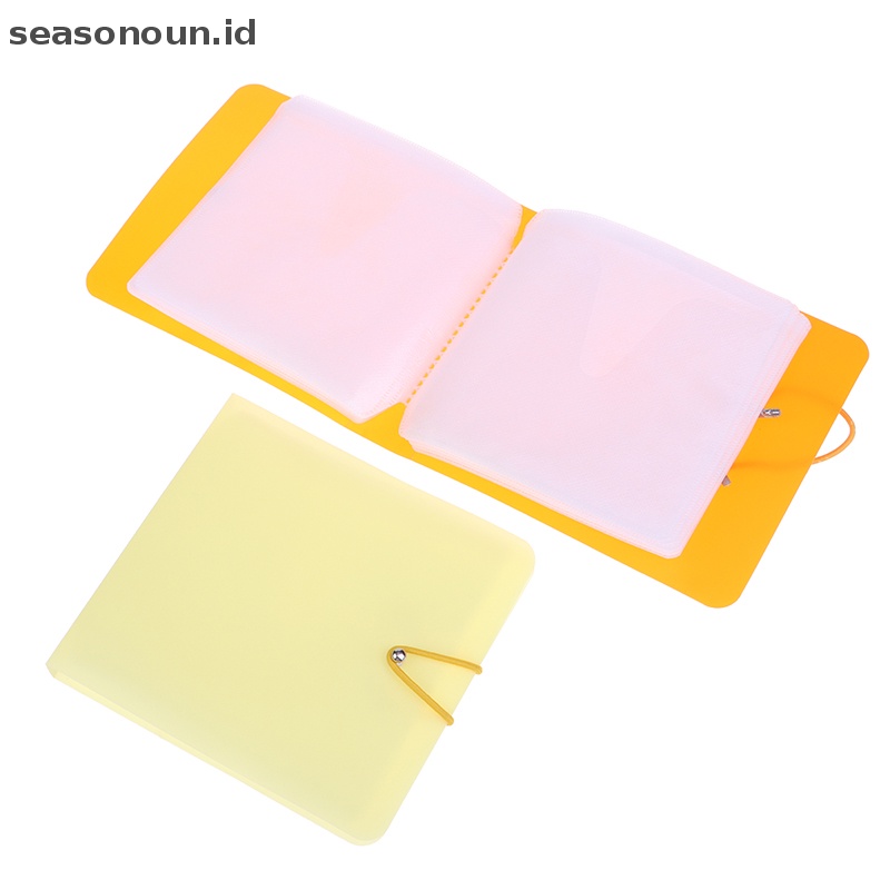 Seasonoun Portable12 /24Disk CD DVD Storage Bag Case Hard Box Dompet Tempat Album.