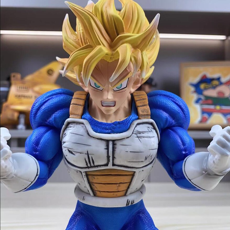 In Stock 25cm Anime Dragon Ball Z Super Goku Muscle Trunks Action Figure PVC Super Saiyan Figure Koleksi Model Mainan Untuk Anak