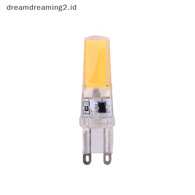 (drea) Mini Dimmable G4 G9 E14 COB SMD LED Silicone Crystal Light Lampu Bohlam 9W 220V//
