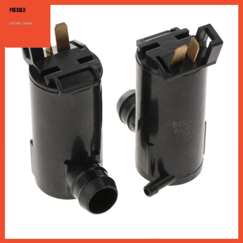 [Predolo] 2pcs Nozzle Pompa Mesin Cuci Kaca Depan Kendaraan Mobil Universal 12V