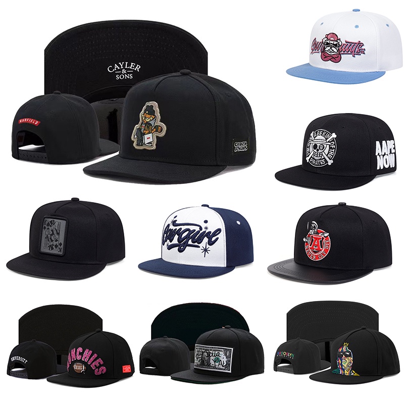 Topi panel Bordir Multi Gaya Hip Hop cayler and sons cap Fashion Adjustable Snapback Topi Untuk Pria Topi Pria Topi Musim Panas Berkualitas Tinggi Untuk Wanita