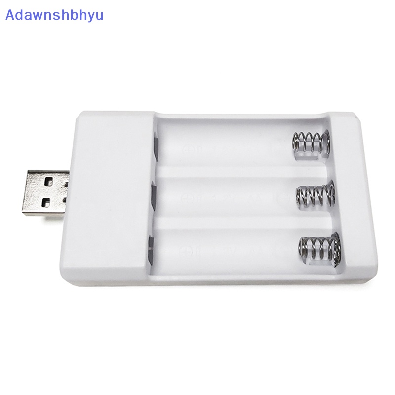 Adhyu 3slot AAA/AA Charger USB Fast Charging Adapter Cas Colokan Isi Ulang ID