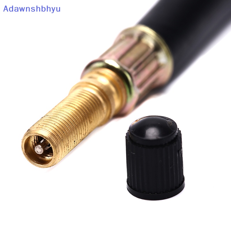 Adhyu 1pc Pompa Sepeda Valve Extender Extension Tube Karet Inflator Pipa Selang ID