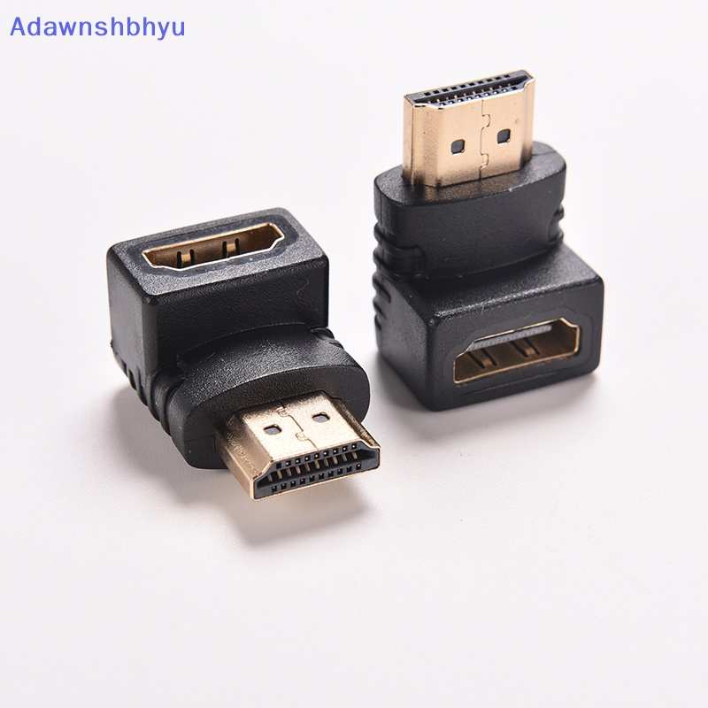 Adhyu Adapter Kabel HDMI Sudut Kanan Male to Female Konektor Tv270 90derajat HDTV ID