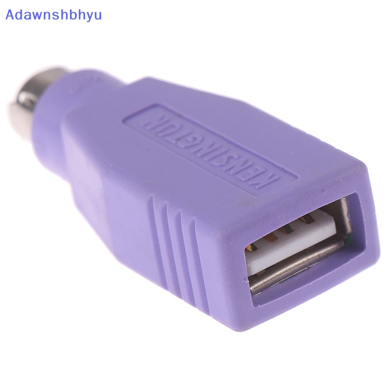 Adhyu 1PC USB Female To PS2 PS/2 Male Adapter Converter keyboard Mouse Tikus ID