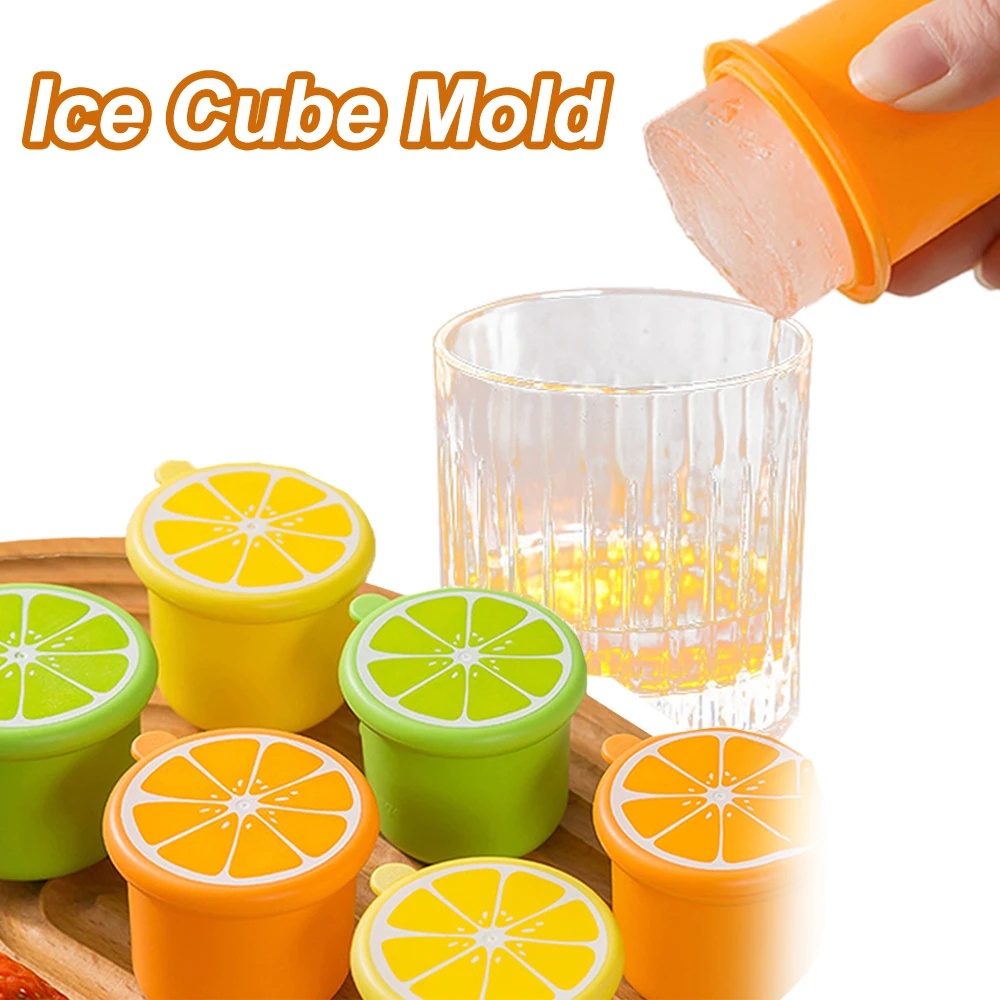 Summer DIY Ice Cube Cup Mold/Reusable Round Ice Lattice/Cetakan Es Krim Jelly Stackable