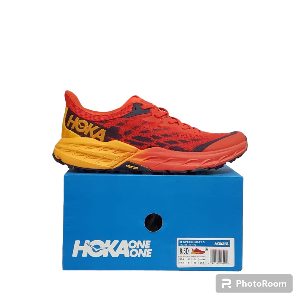 TERLARIS HOKA ONE ONE SPEEDGOAT 5/HOKA SPEEDGOAT/SEPATU OLAHRAGA/SNEAKERS PRIA