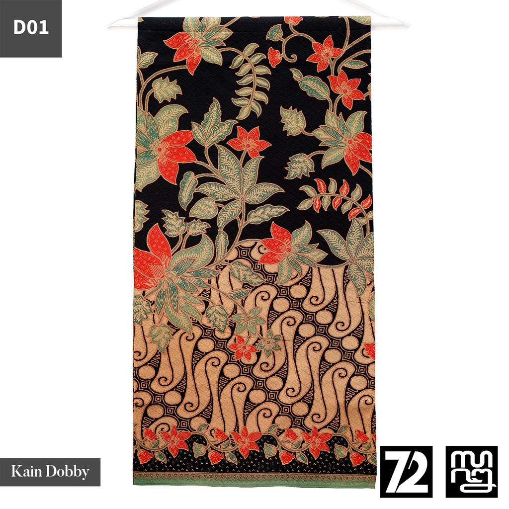 BAHAN BATIK PREMIUM Dobby Dobi Dobbi Dolbi Motif Parang Warna Kuning Hitam Merah 723638 Cap 72 Jarik Jarit Samping Kebat Panjang Batik Dobby Modern Premium Bahan Seragam Batik Pernikahan Kantor Keluarga Murah Kamen Jadi Batik Bali Lembaran