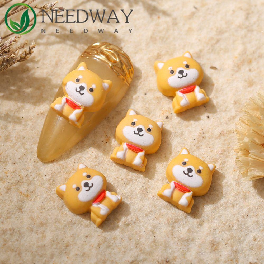 Needway   3D Pesona Kuku DIY Fashion Tahun Baru Resin Lena Belle Bear Manicure Aksesoris