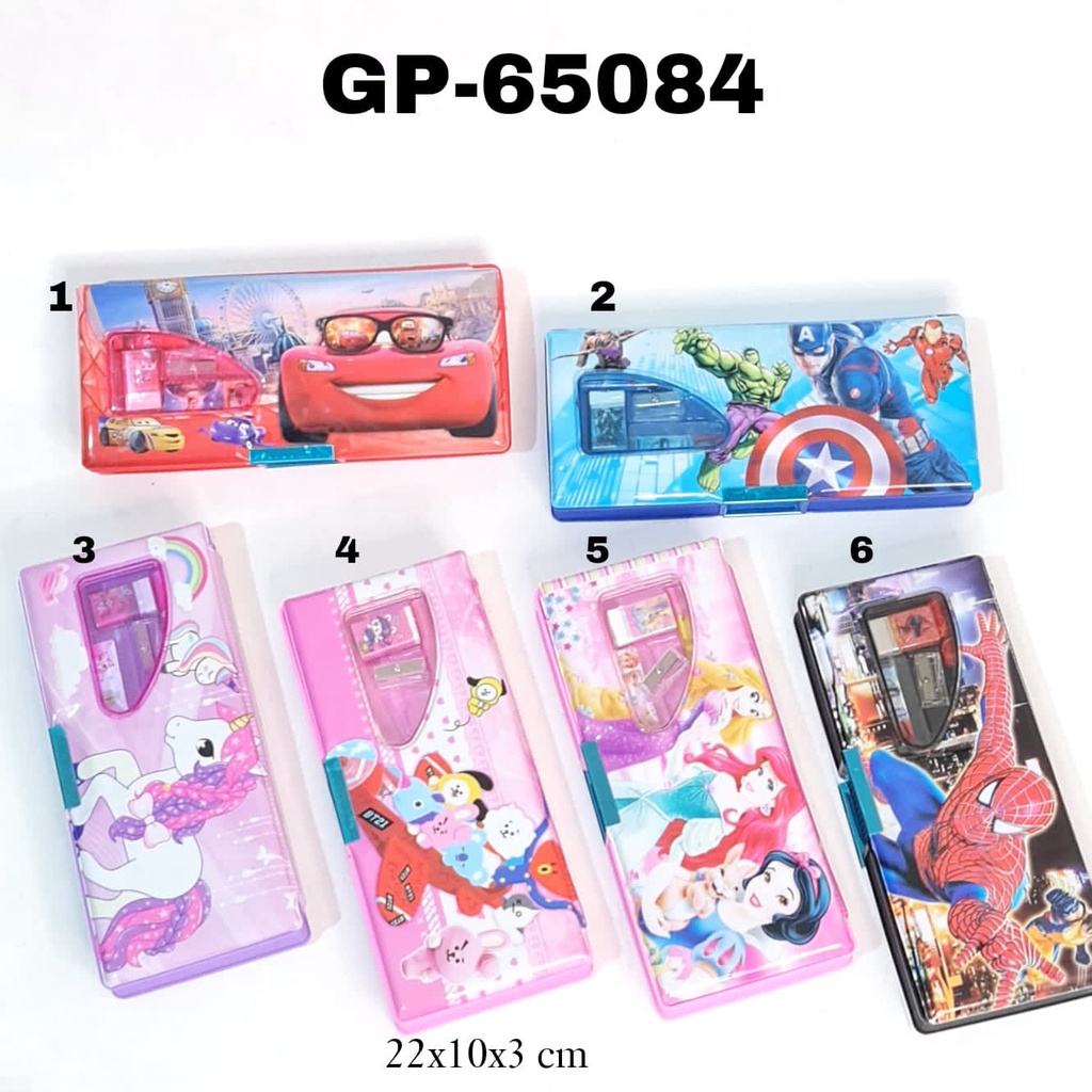 

HJK SOS Kotak Pensil Magnet Set 10x22 Tipe C/Pencil Case/Tempat Pensil/Tepak