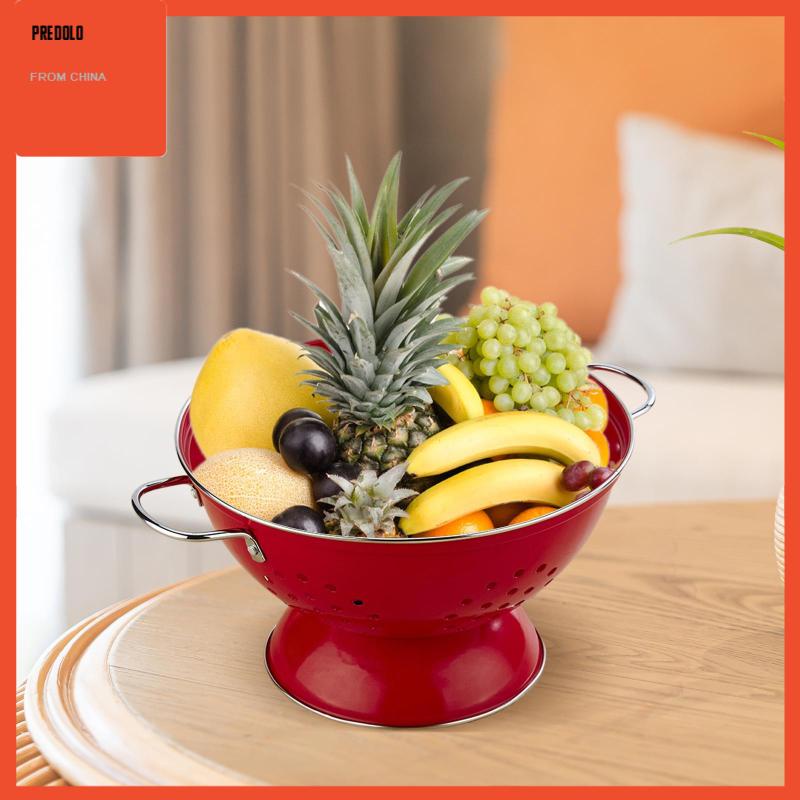 [Predolo] Alas Hias Mangkok Piring Buah Piring Modern Sayur Food Tray Footed Bowl Cemilan Fruit Basket Bowl for Home Breads Meja Ruang Makan