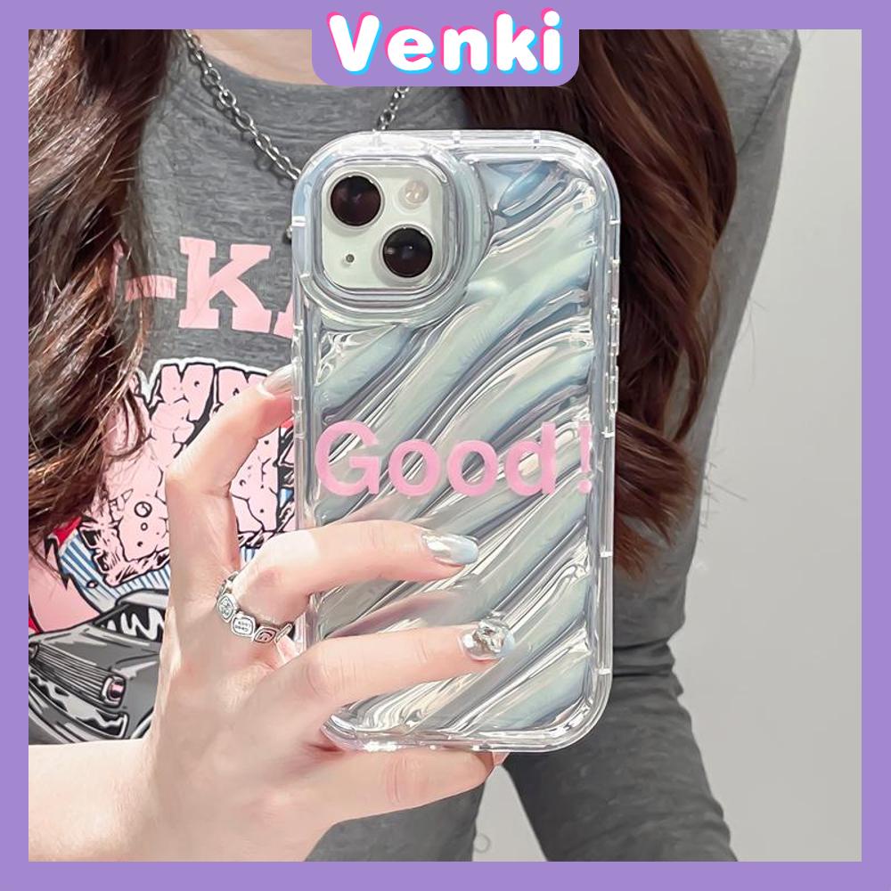 VENKI - For iPhone 11 iPhone Case Laser Reflective Transparent Phone Case TPU Soft Shockproof Airbag Case Protection Nice Good Compatible with iPhone 14 13 Pro max 12 Pro Max xr xs