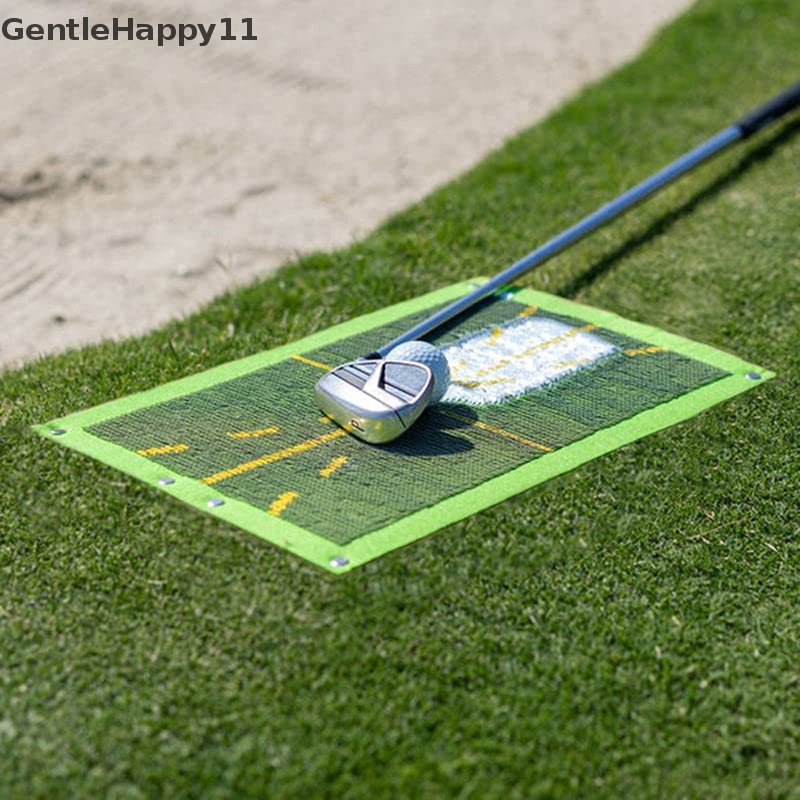 Gentlehappy Golf Swing Mat Hitg Pad Arah Mark Track Mat Matras Latihan Ayunan Golf id