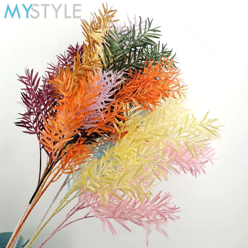 MYSTYLE DAUN BAMBU 4100 DAUN BAMBU ARTIFICIAL DAUN BAMBU PLASTIK UNTUK DEKORASI PESTA