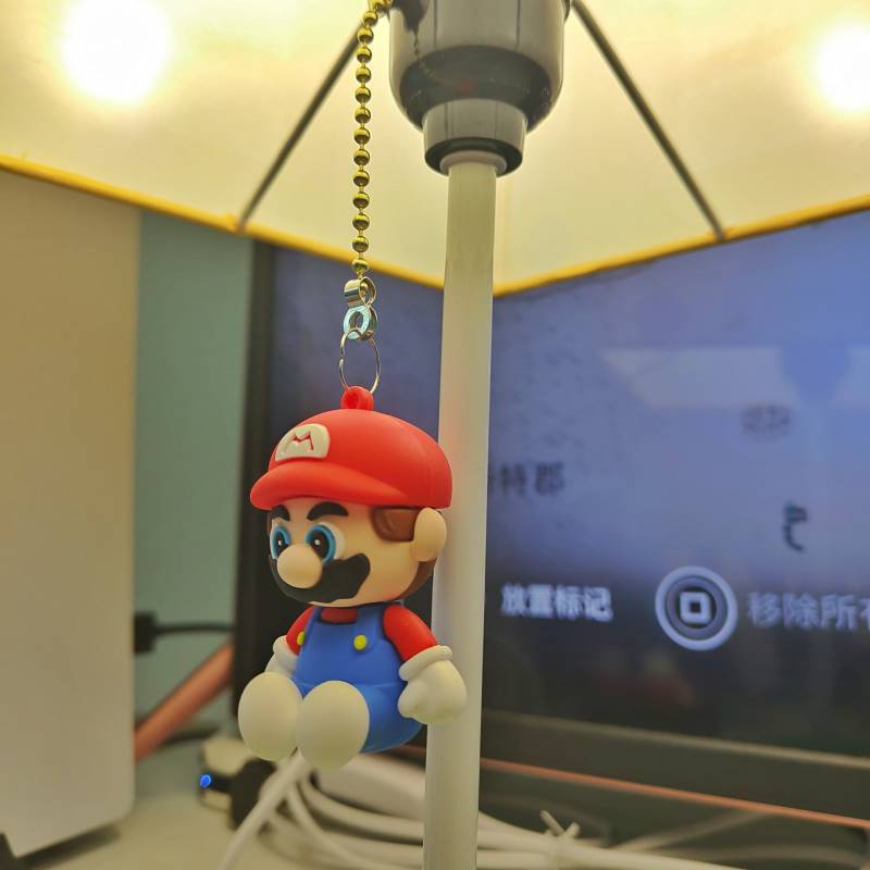 Super Mario Bros Game Lampu Malam Anime Figure Mario Lamp USB Charging LED Night Light Lampu Meja Kamar Tidur