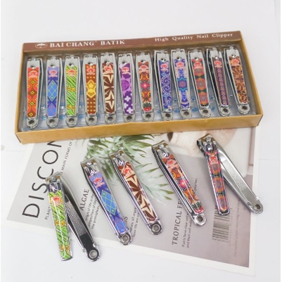 BAJ Gunting Kuku Ukuran Besar Motif Batik Nail Clipper Best Quality AK100