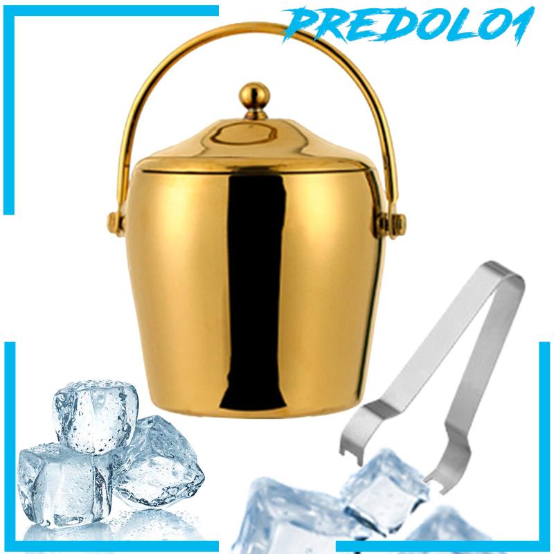 [Predolo1] Double Bucket Drink Tub Insulated Ice Bucket Untuk Pesta Barbecue Bar