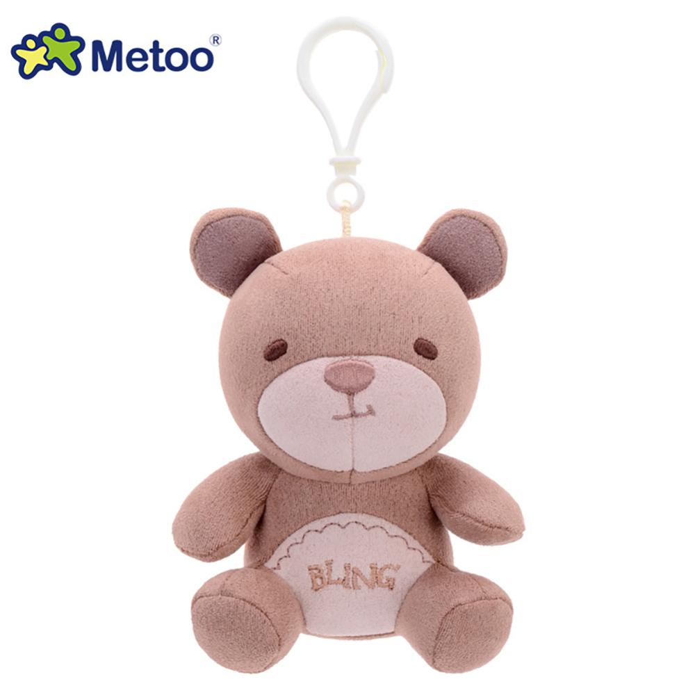 Timekey Metoo Boneka Mini Plush Untuk Mainan Anak Tas Liontin Mainan Untuk Anak Perempuan Ulang Tahun Natal Kartun Mainan H4S3