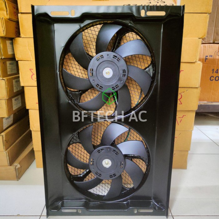 Extrafan Isuzu Elf 10 In 12 Volt 24volt Double Kipas AC Mobil