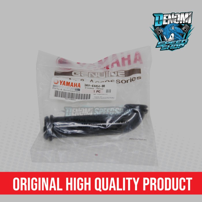 Pipa Karet Box Filter Saringan Udara Yamaha F1ZR FIZR F1Z FIZ R Force 1 Original YGP 3AY-E4454-00