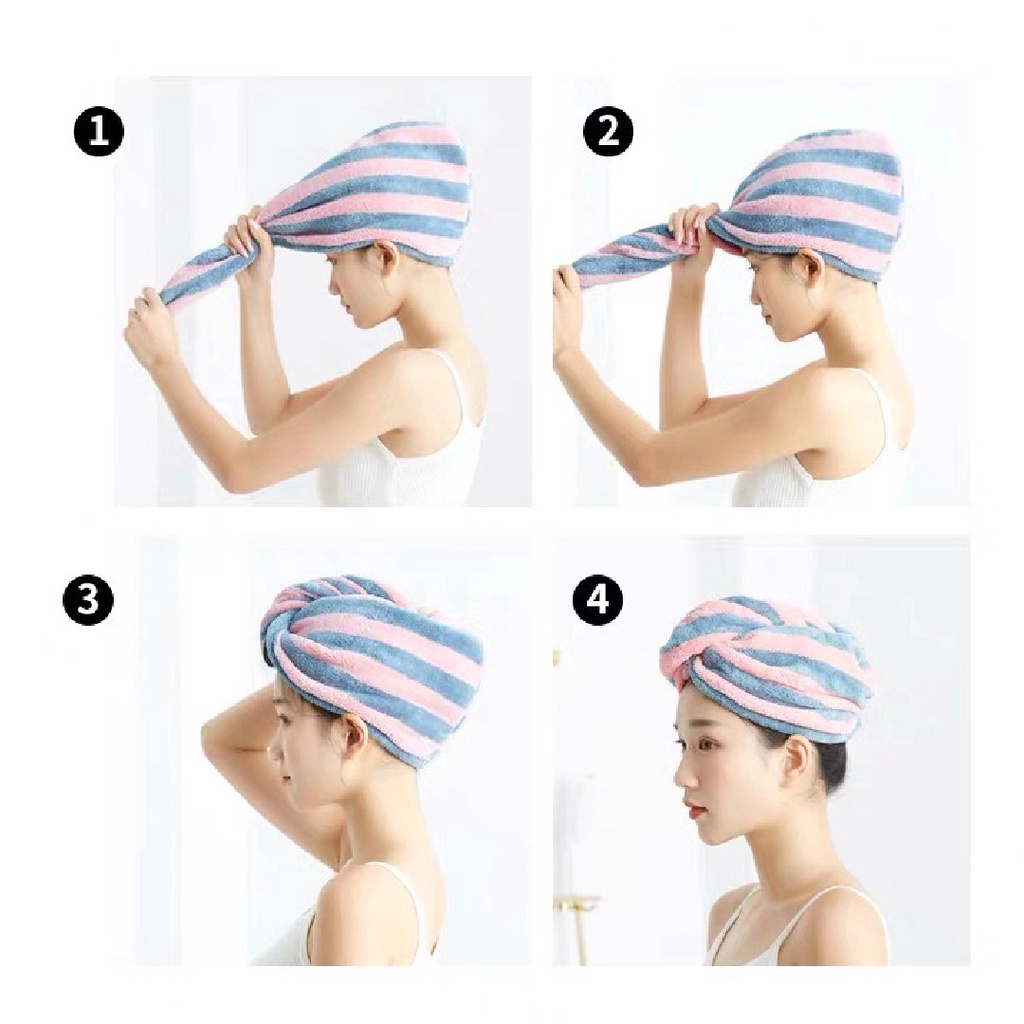 Handuk Kepala Pengering Rambut Habis Keramas - Magic Shower Cap