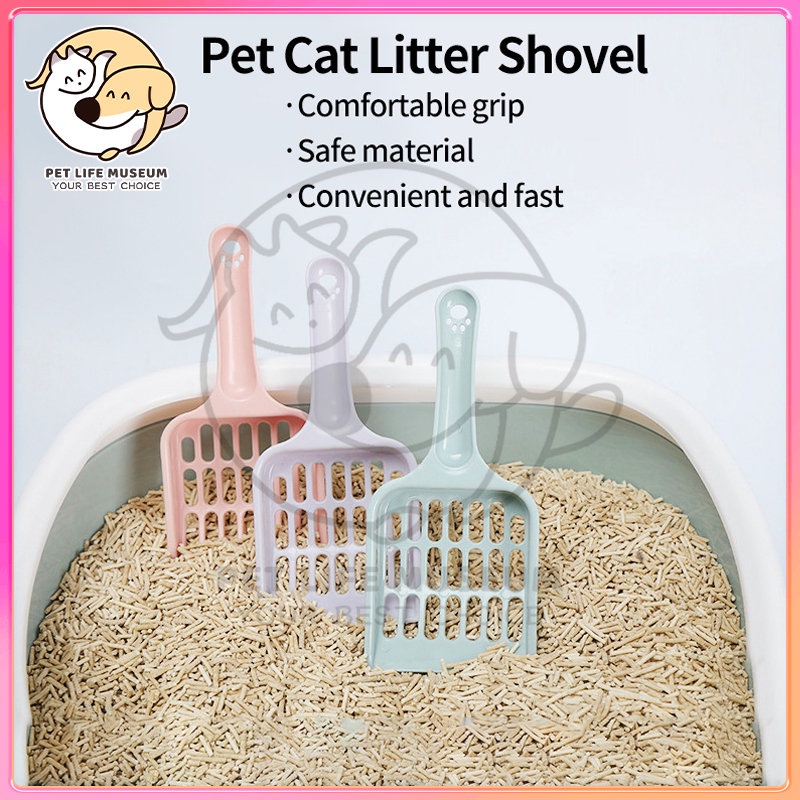 Serokan Pasir Skop Kucing Serokan Pasir Pengangkat Kotoran Kucing Serokan Pasir Gagang Pendek