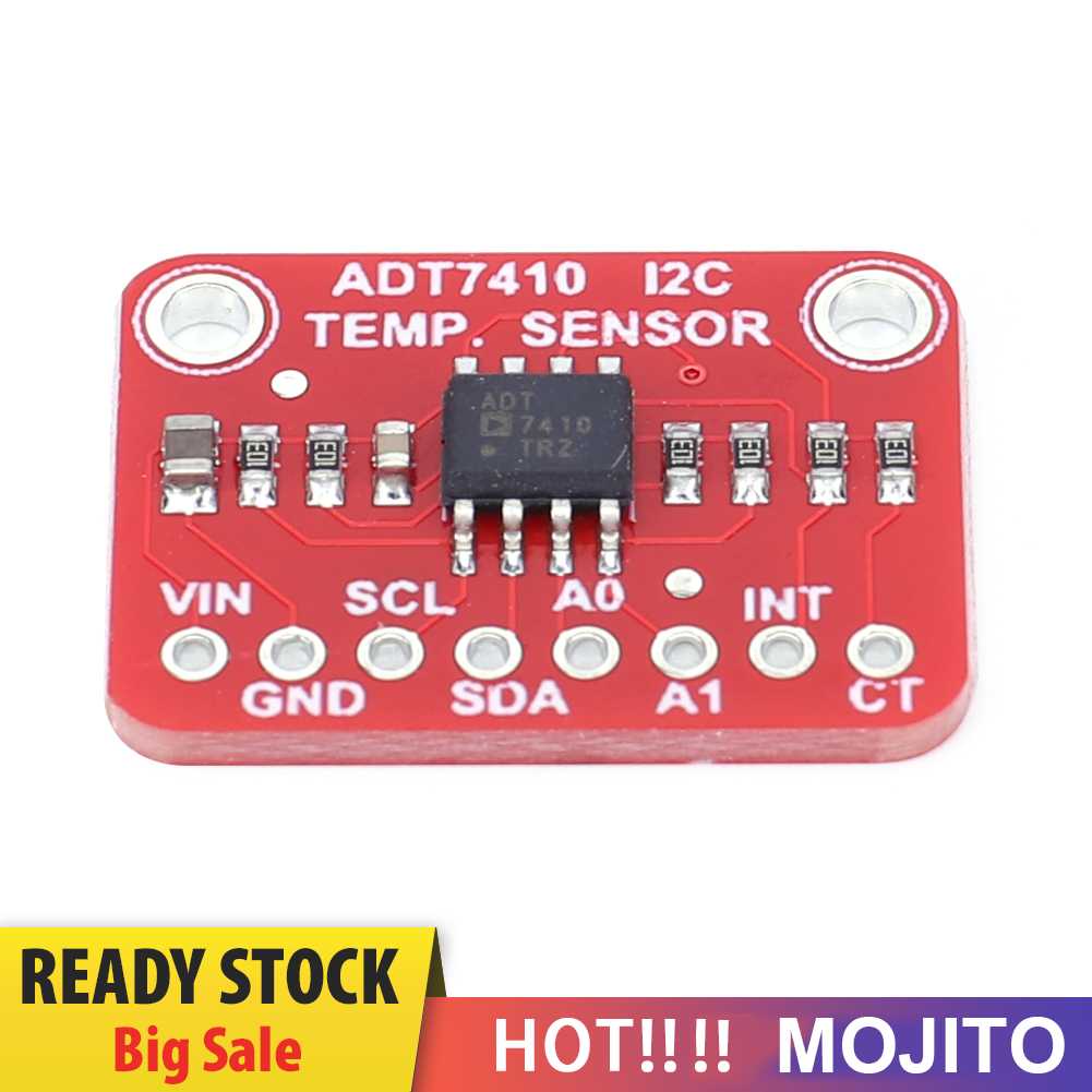 Alat Pengembang Sensor Suhu ADT7410 Papan Breakout I2C Akurasi Tinggi