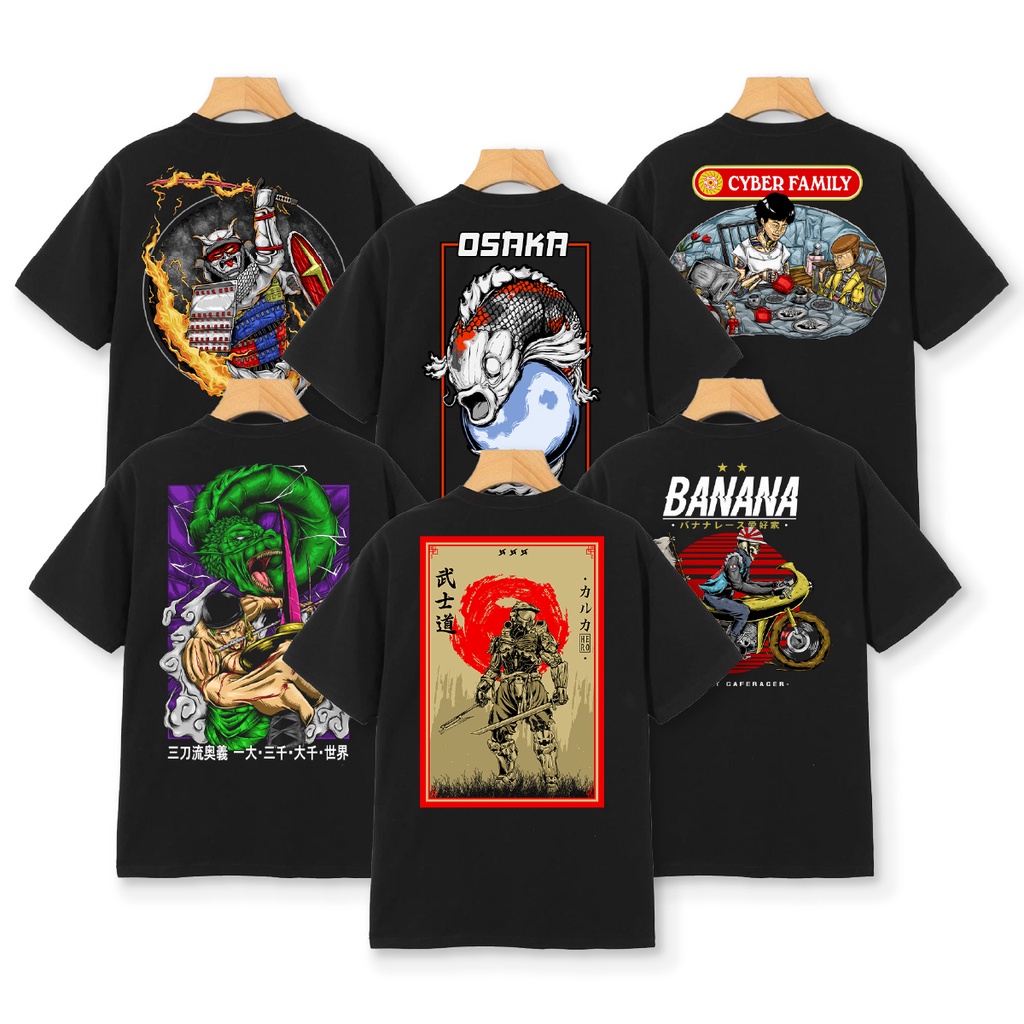 Kaos Distro Lengan Pendek Cowok Cewek  Reguler T-Shirt Bahan Katun Adem Depzee Vol 2 - Areabanca