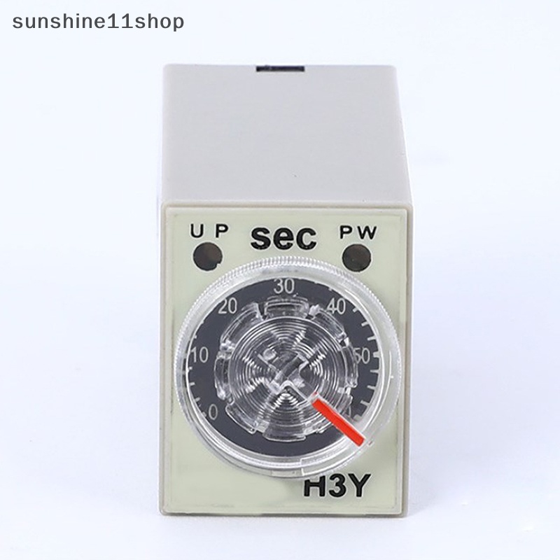 Sho AC 220V H3Y-2 Power On Time Delay Relay Solid State Timer Berkualitas Tinggi Micro 8-Pin DC12V DC24V N