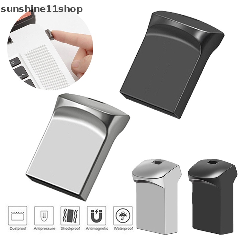 Sho Flashdisk Mini Metal Usb 32G-1/2TB Pen Drive Memory Stick Kecepatan Tinggi U Disk Flashdisk Memoria N