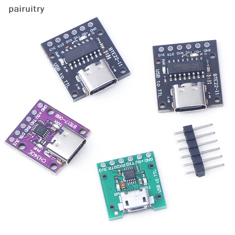 Prt 1Pc CH340E CH340N 9340papan Upgrade USB Ke TTL Modul PRT