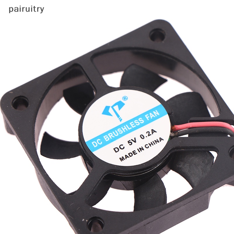 Prt 1Pc DC5010 Kipas Angin Silent 5V Berminyak Kabel USB Konektor Humidifier PC Fan Cooler PRT