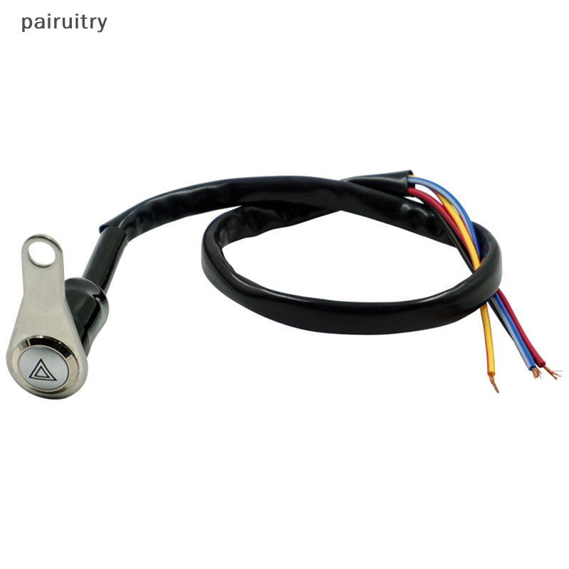 Prt For Warning Light Control Manual-Saklar Stang Motor Bolak Balik Dengan Lampu Merah LED Momentry Buttton PRT