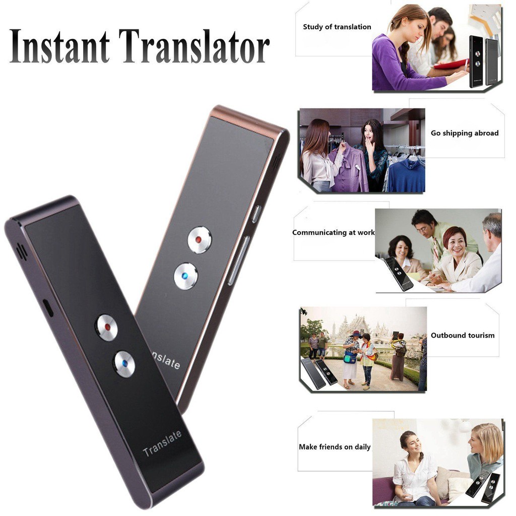 Portable Smart Voice Two-Way Real Time Multi Language Translator