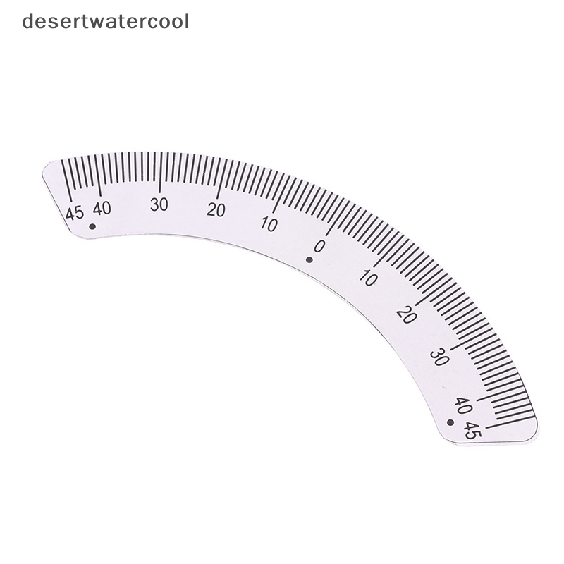 Deid Penggaris Sisik Plat Siku 45derajat Angle Arc Measuring Gauging Tools Caliper Martijn