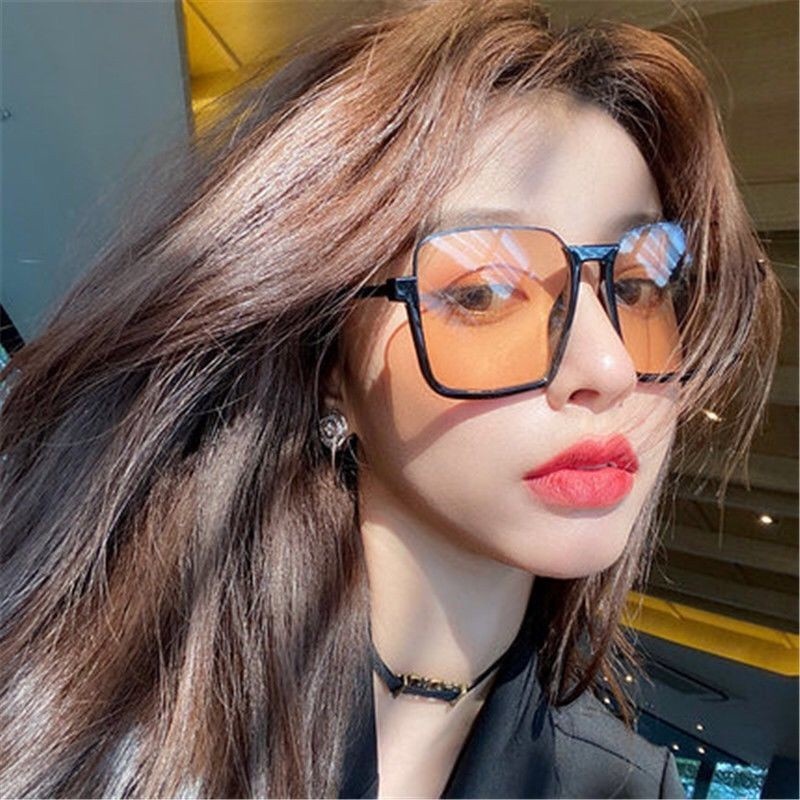 MMM Kaca mata Fashion Wanita  Kotak Kode 6748 Style Kacamata Fashion Korea Murah Sunglasses Import Kaca mata Persegi Anti Silau